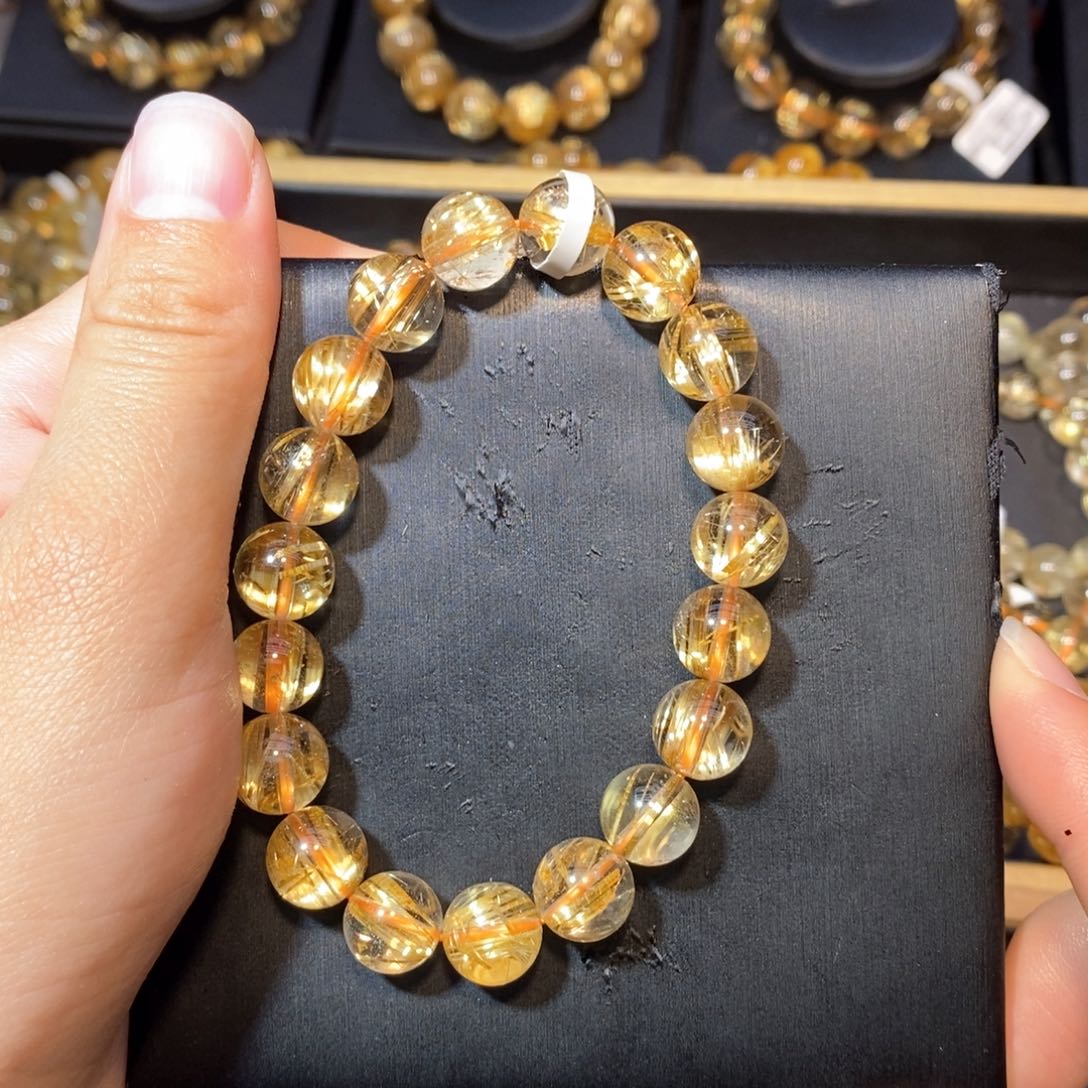 水晶手链未镶嵌二*爷手链10.6mm