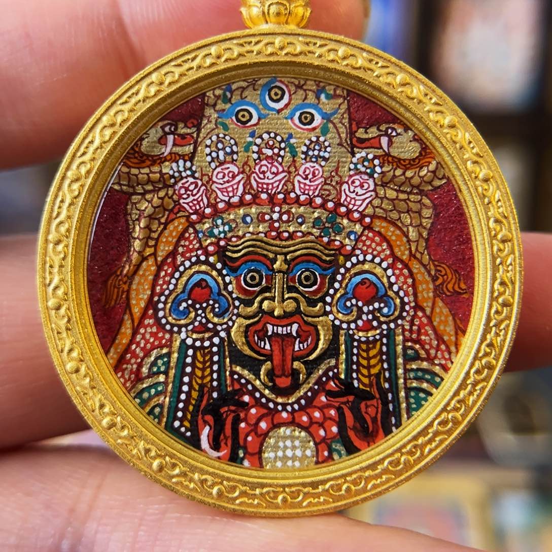 装裱画青海热贡手绘扎基