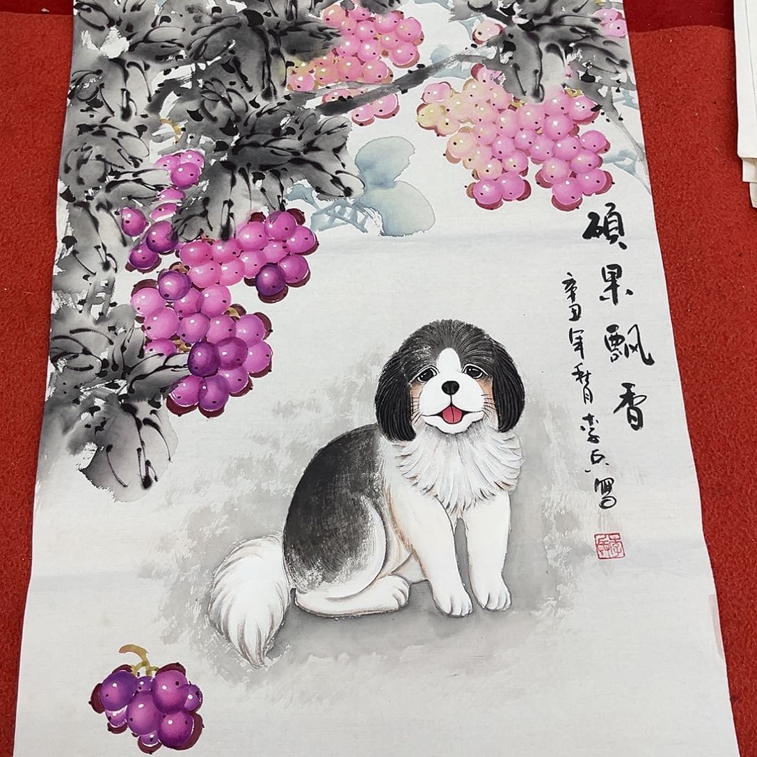 国画手绘国画作品