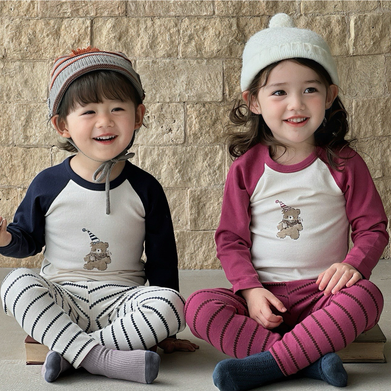 【280克】儿童秋衣秋裤套装男女童内衣纯棉家居服宝宝儿童纯棉睡衣