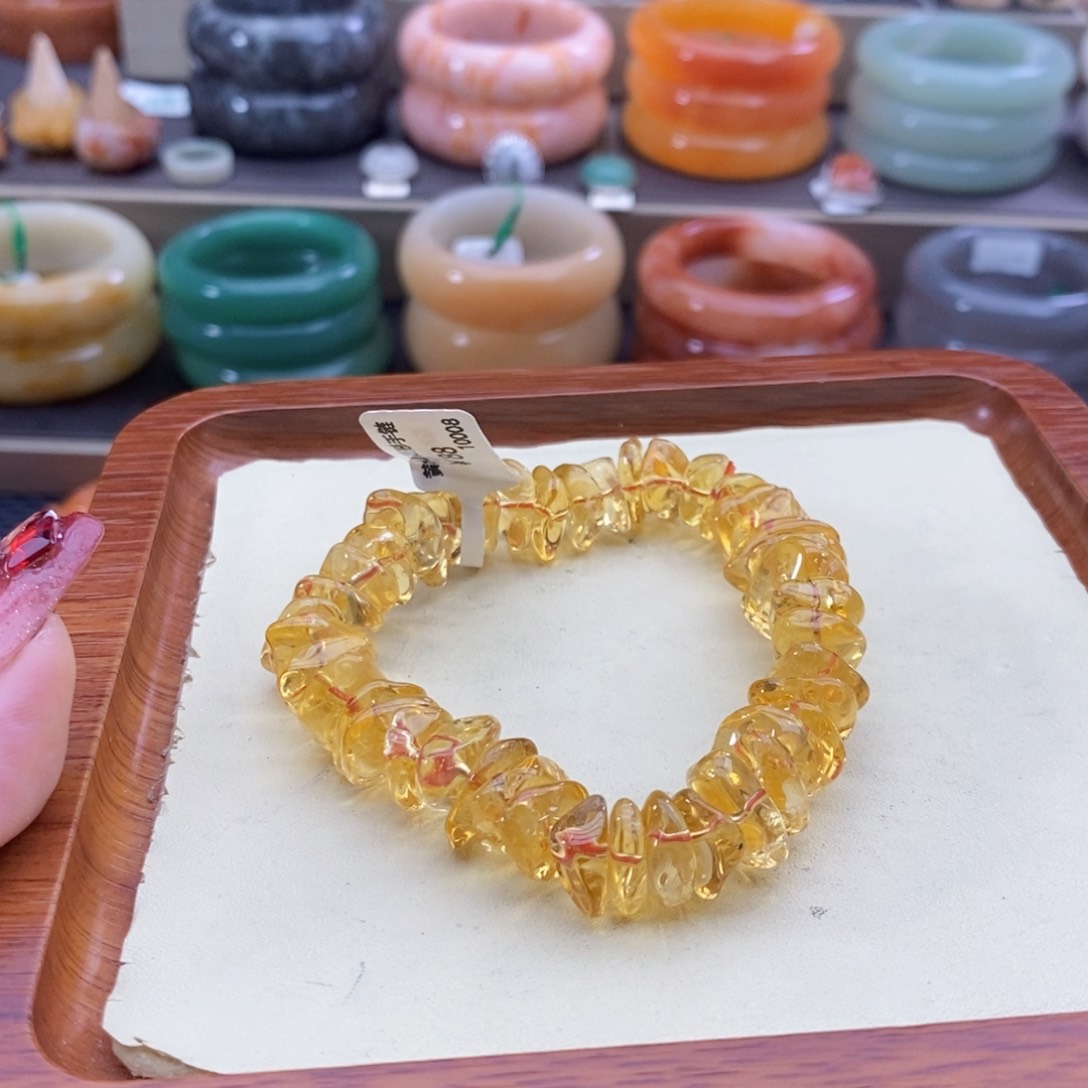 石英质玉手链未镶嵌?****儿