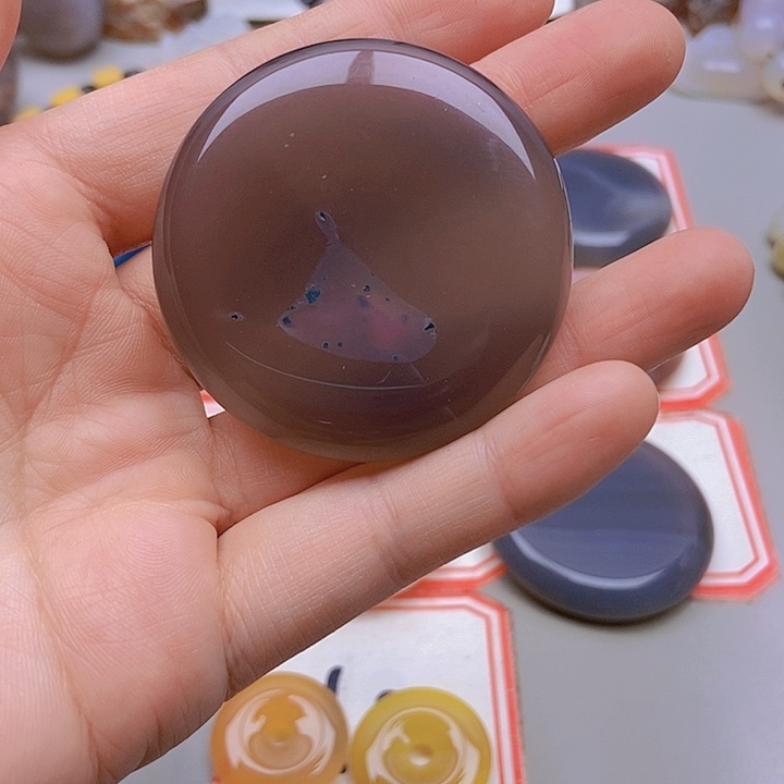 【闪购商品】未镶嵌玛瑙/玉髓珠宝半成品人****是