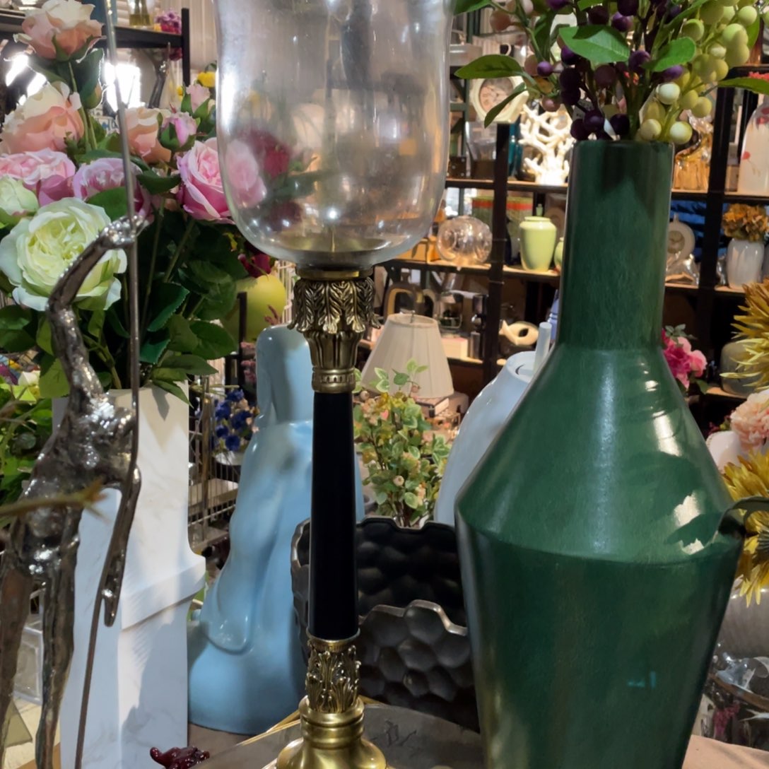 陶瓷花瓶，仿真绿植