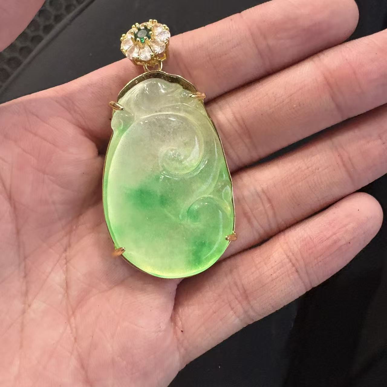 非洲翠如意吊坠多样性发一y1241