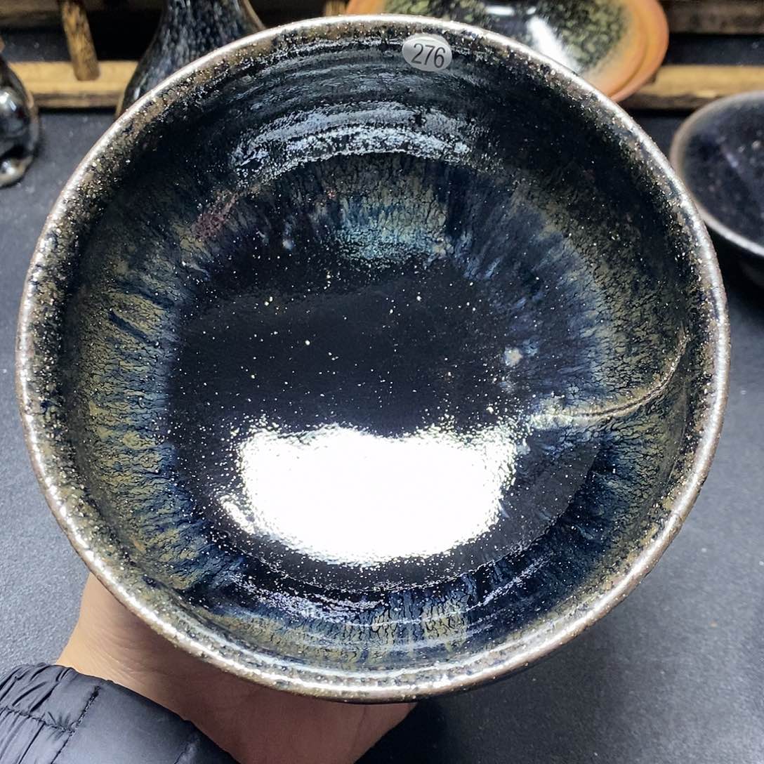 茶盏276建盏茶器古朴老气微瑕