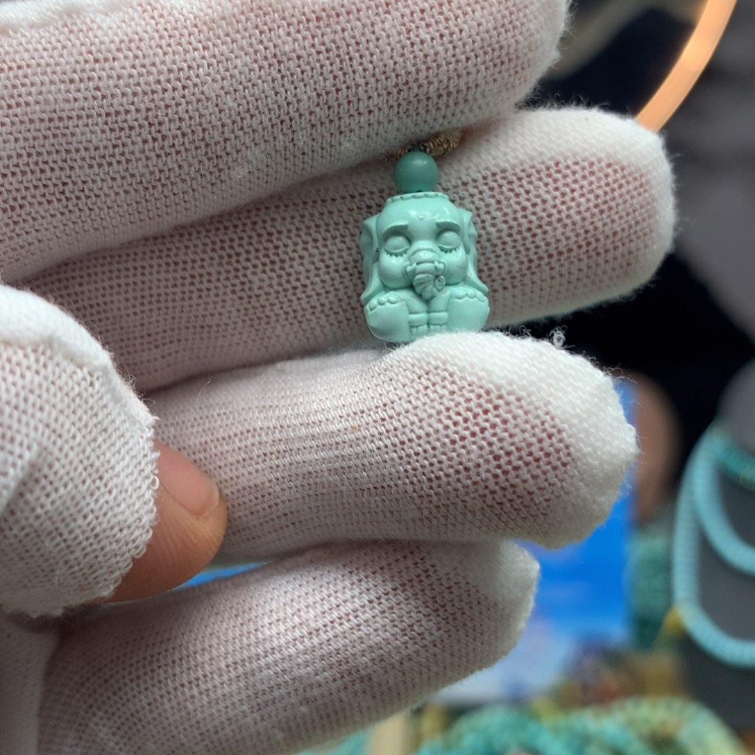 绿松石挂件未镶嵌