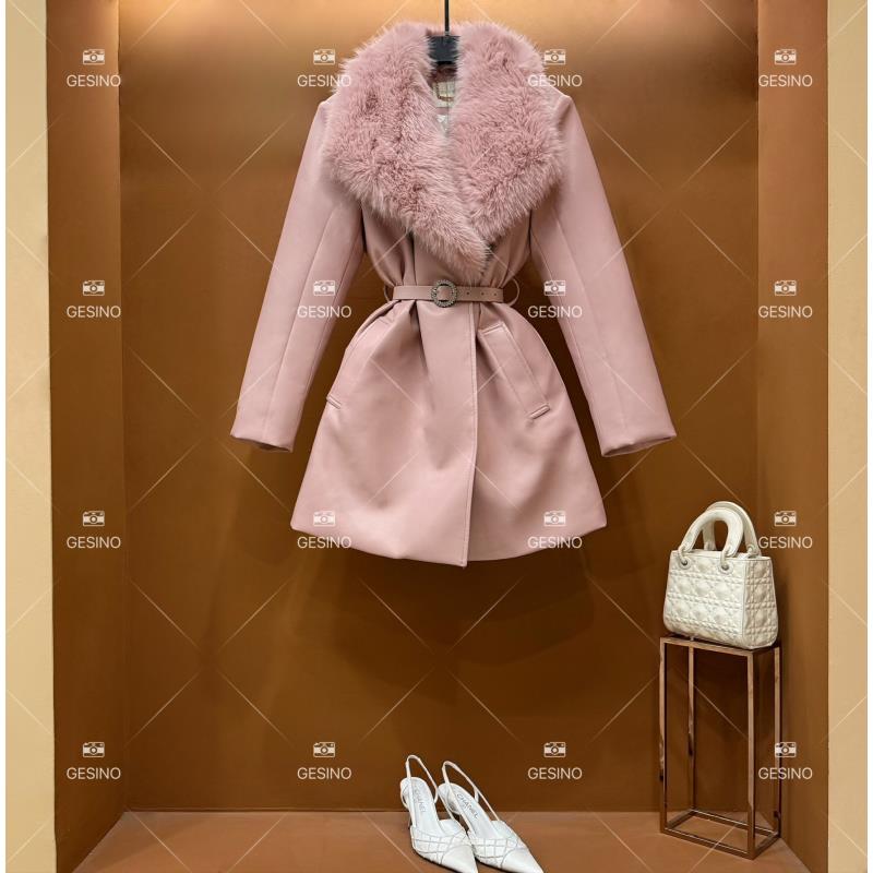 【露露】秋冬气质小香风时尚设计师中长款外套 QD-2025212