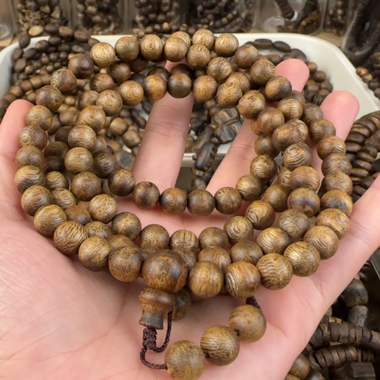 【闪购商品】沉香手串周*某奇楠手串22.5克卡08