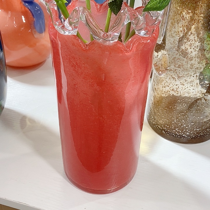 琉璃花瓶高度27厘米11厘米