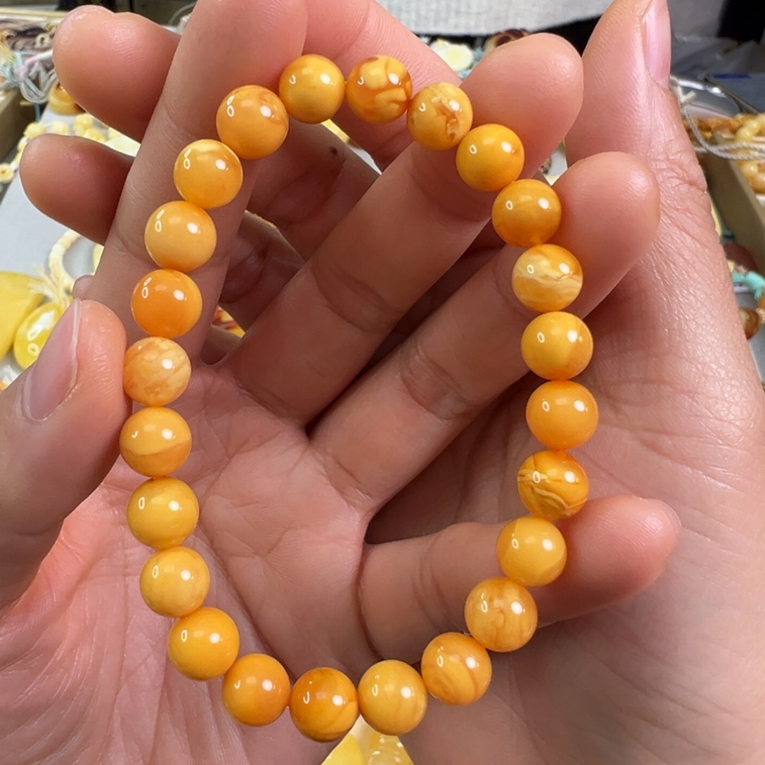 蜜蜡裸石未镶嵌蜜蜡