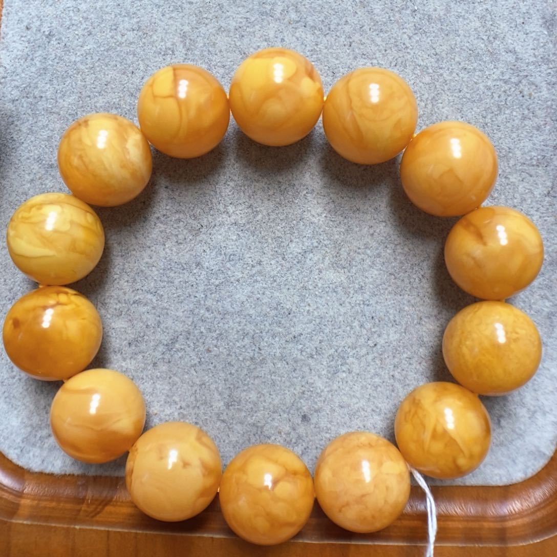 蜜蜡手串未镶嵌蜜蜡