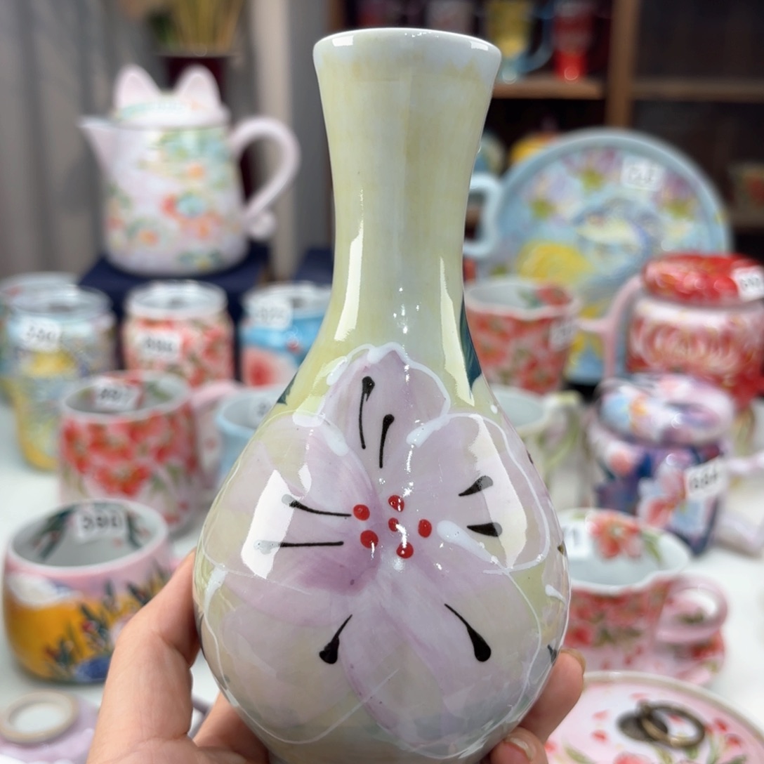 景德镇手绘高温釉下彩陶瓷茶具