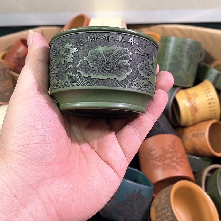 茶杯紫砂全手工紫砂主人杯