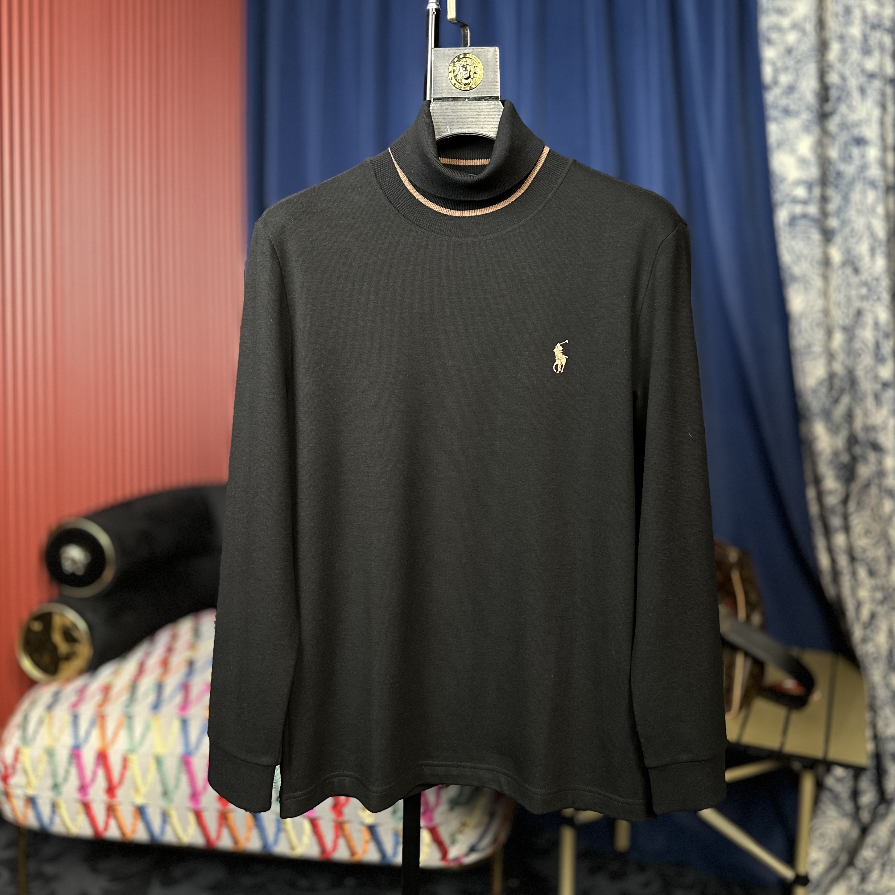 258156《豪绅专属》秋冬款欧货商务轻奢休闲高领针织衫男士时尚简约