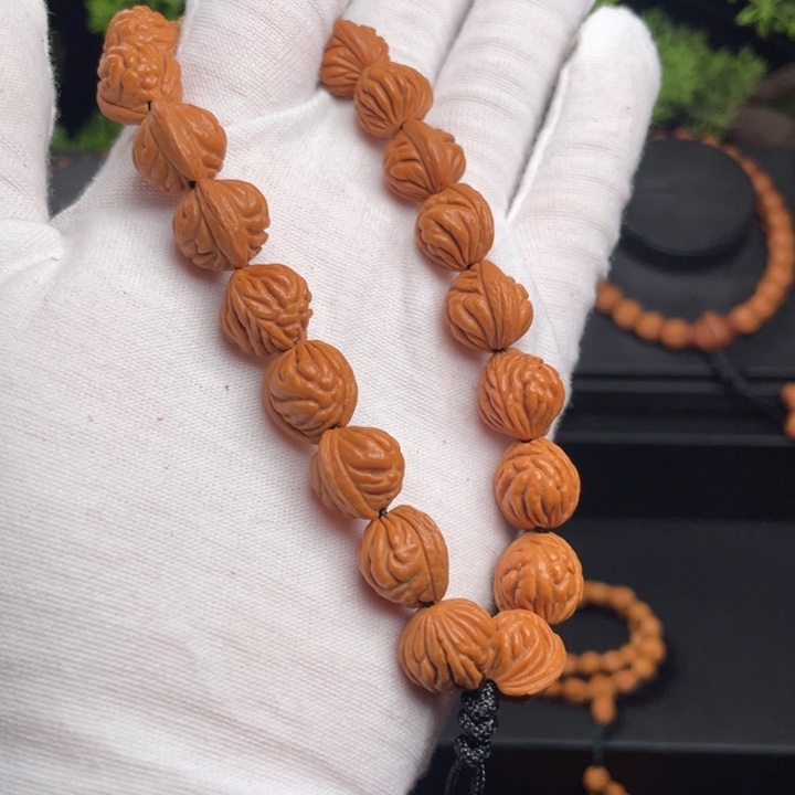 木质类精品桃核手持