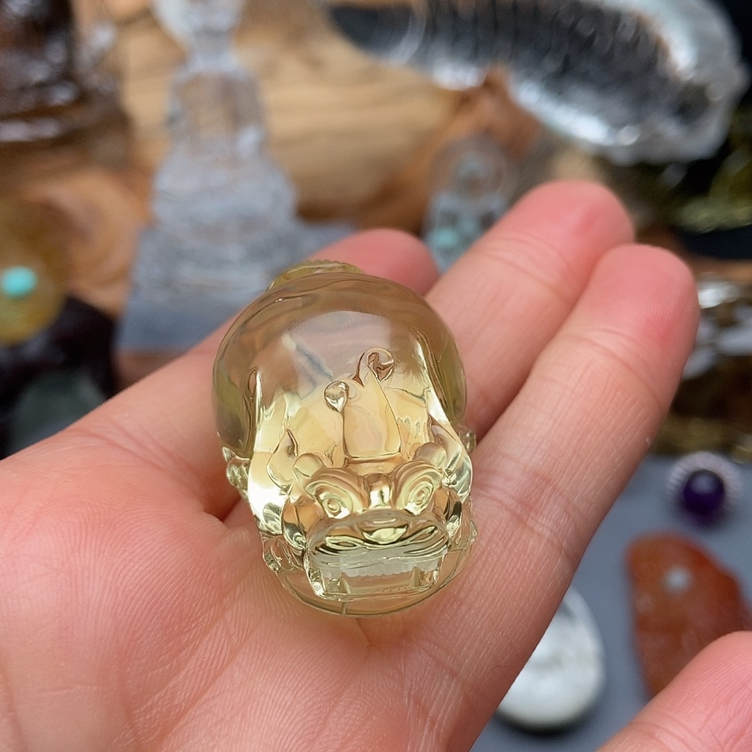 水晶颈饰未镶嵌吊坠