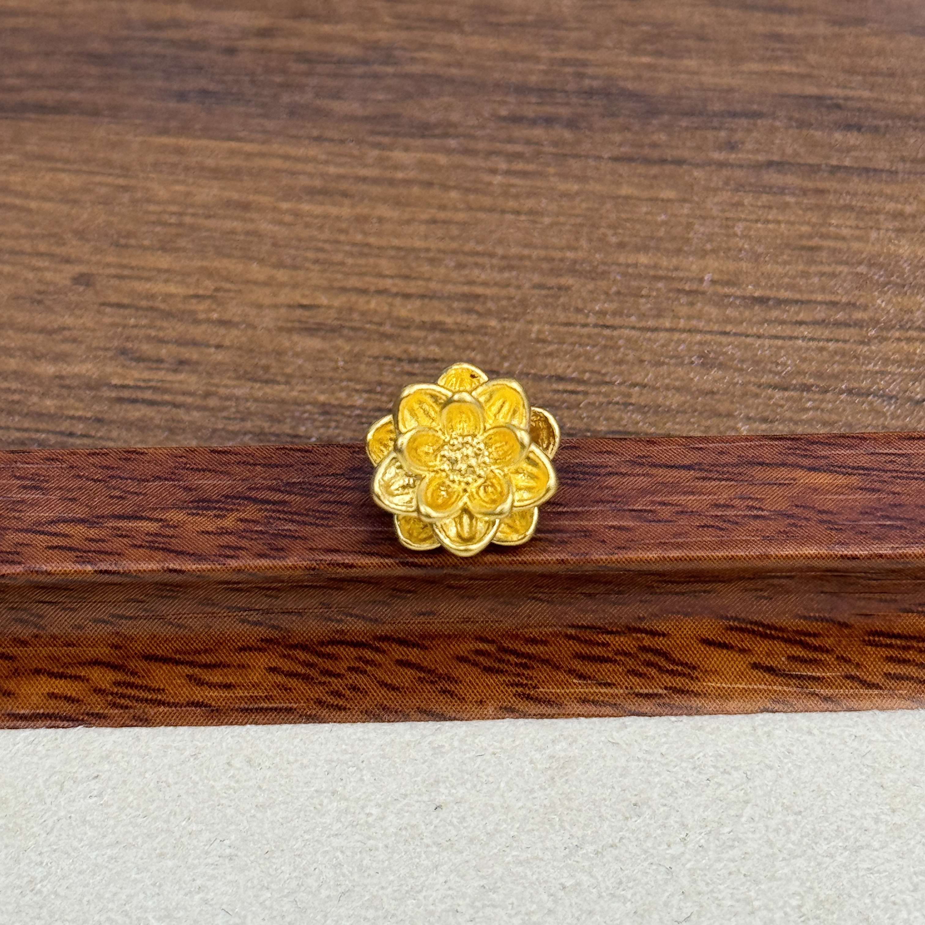 君潮黄金足金999-11mm莲花DP0019-0280