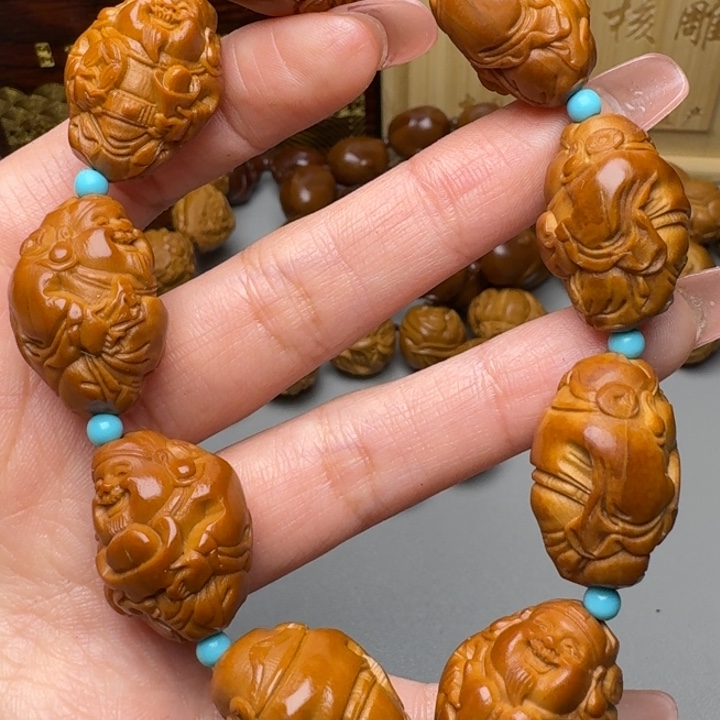 橄榄核手串/手链福利财神