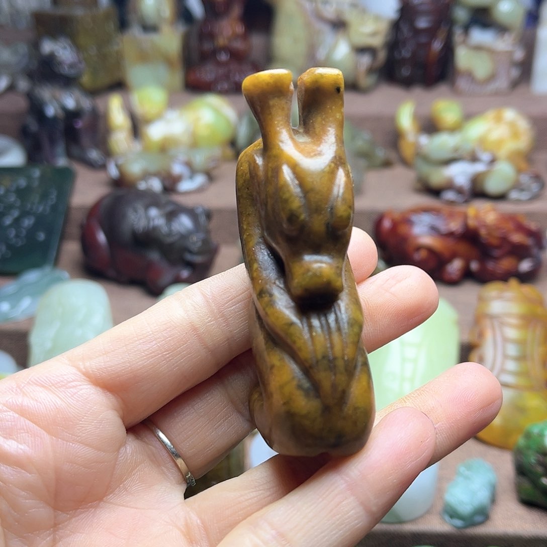 白玉菩提吊坠142。。