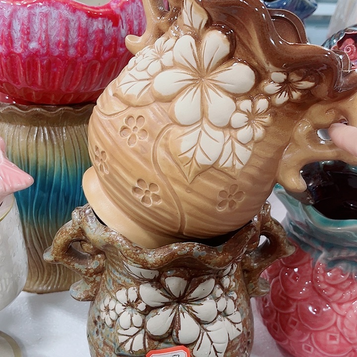 多肉陶瓷花盆满10元包邮