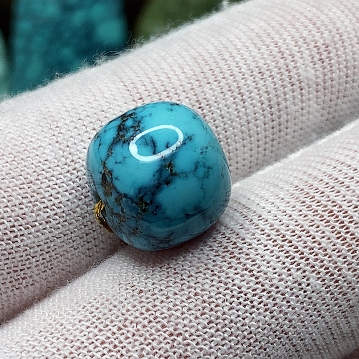 绿松石未镶嵌天然原矿 地大质检