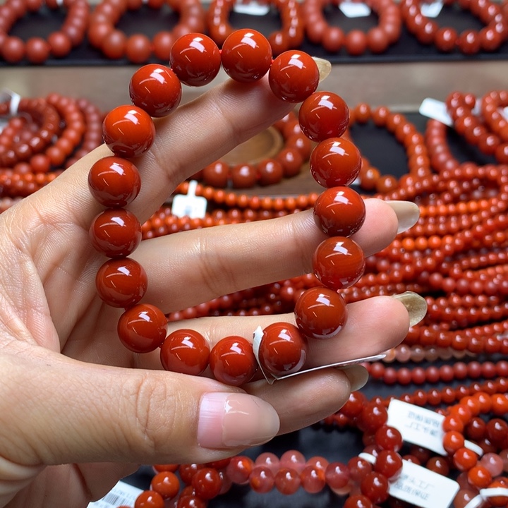 *****玛瑙/玉髓天然玛瑙手串多圈未镶嵌