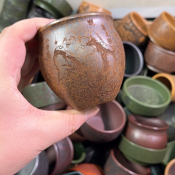 茶杯紫砂全手工紫砂主人杯