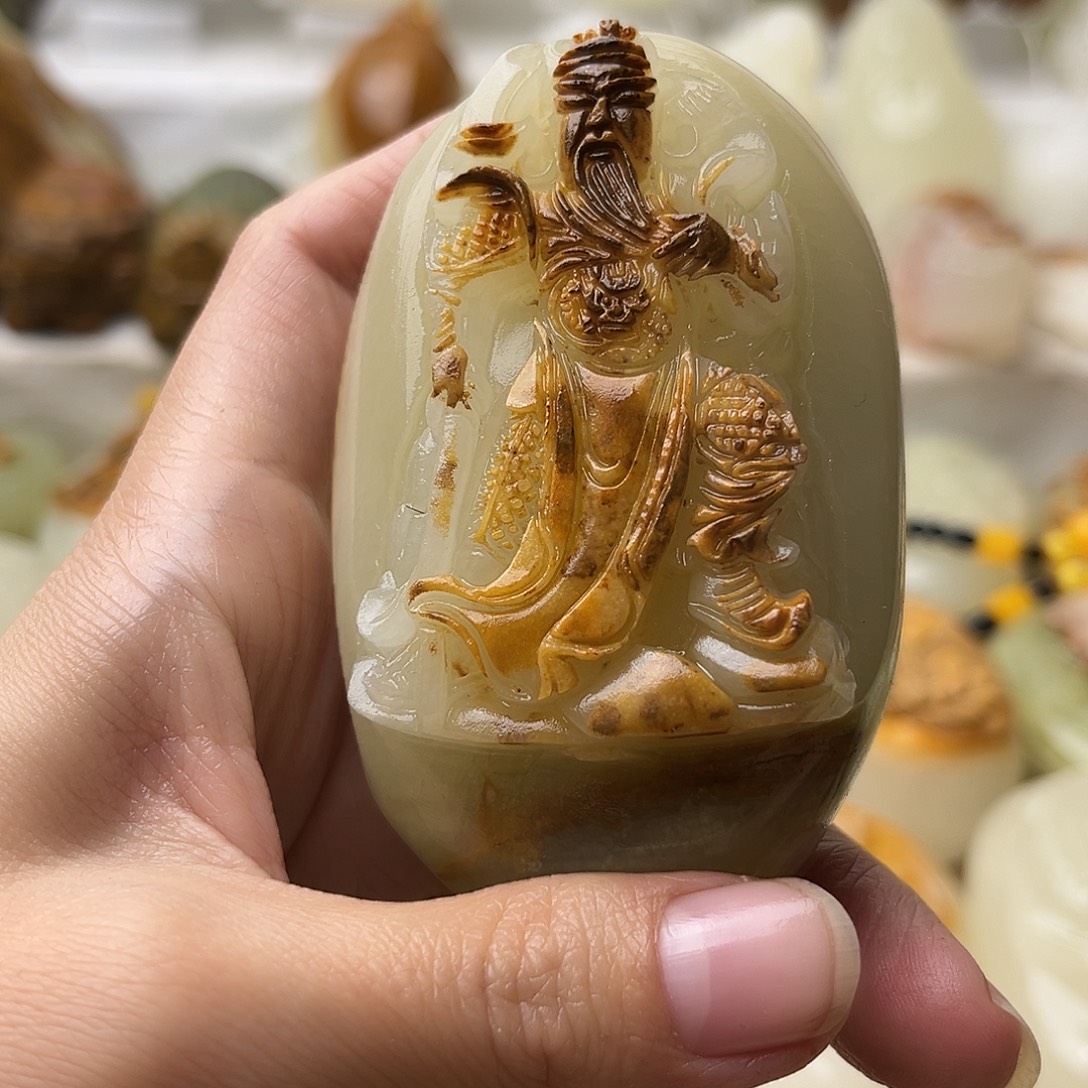 石材古青石不退换关公