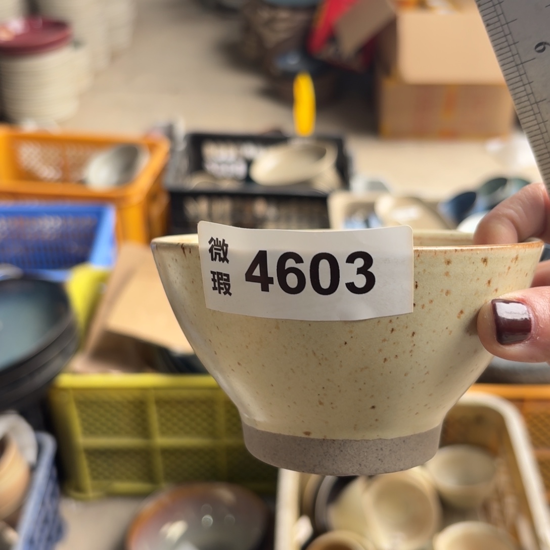 小***鱼陶瓷4603 微瑕陶瓷餐具4个