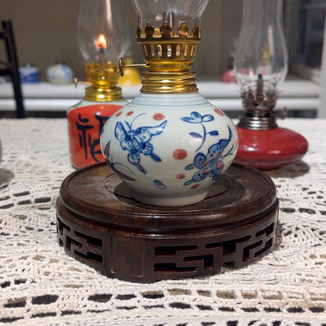 摆件景德镇陶瓷香薰灯