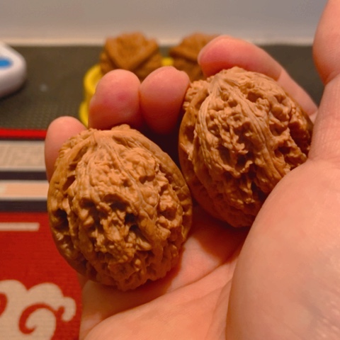 文玩核桃把件山**明将军