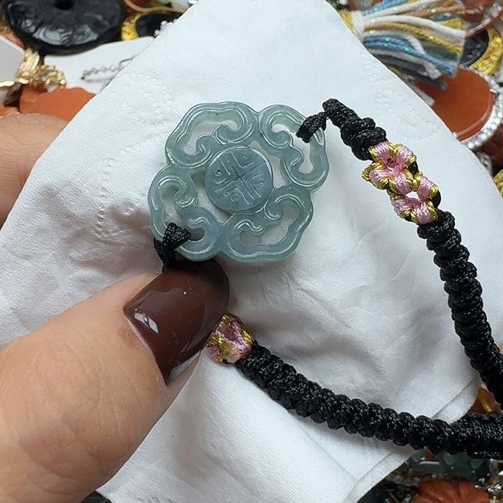 翡翠未镶嵌项链翡翠