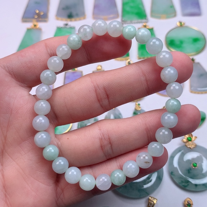 翡翠未镶嵌颈饰缅甸天然翡翠a货