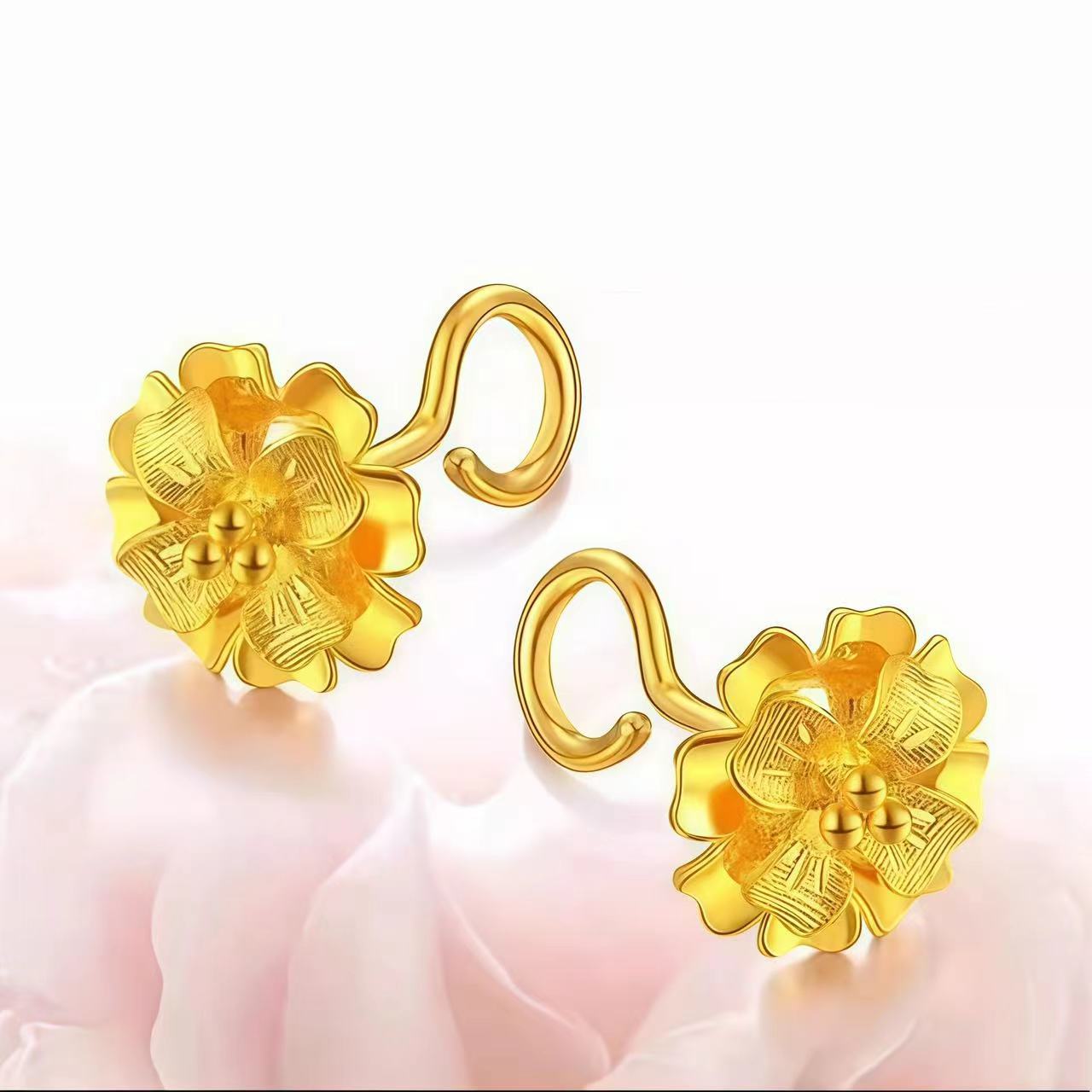 【精品甄选】中国风时尚三叶草首饰搭配龙纹收纳袋