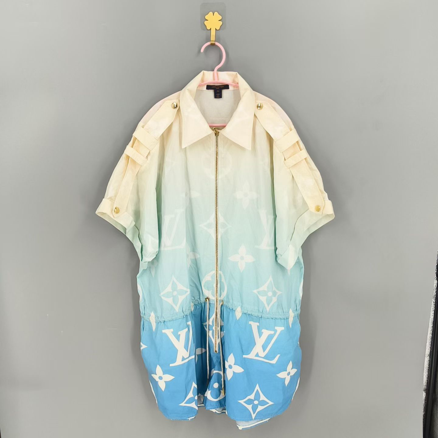 99新 LouisVuitton/路易威登 葡萄籽奢潮/印花渐变连体裤/40码