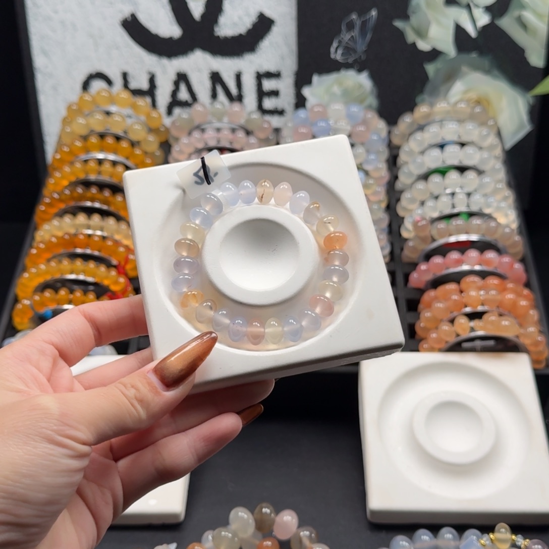 玛瑙/玉髓合金手链