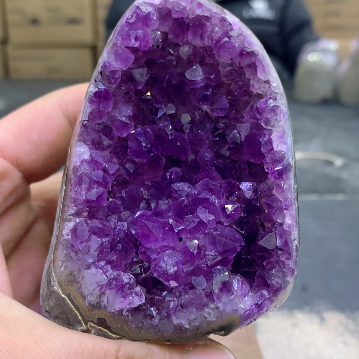 水晶摆件未镶嵌紫晶508