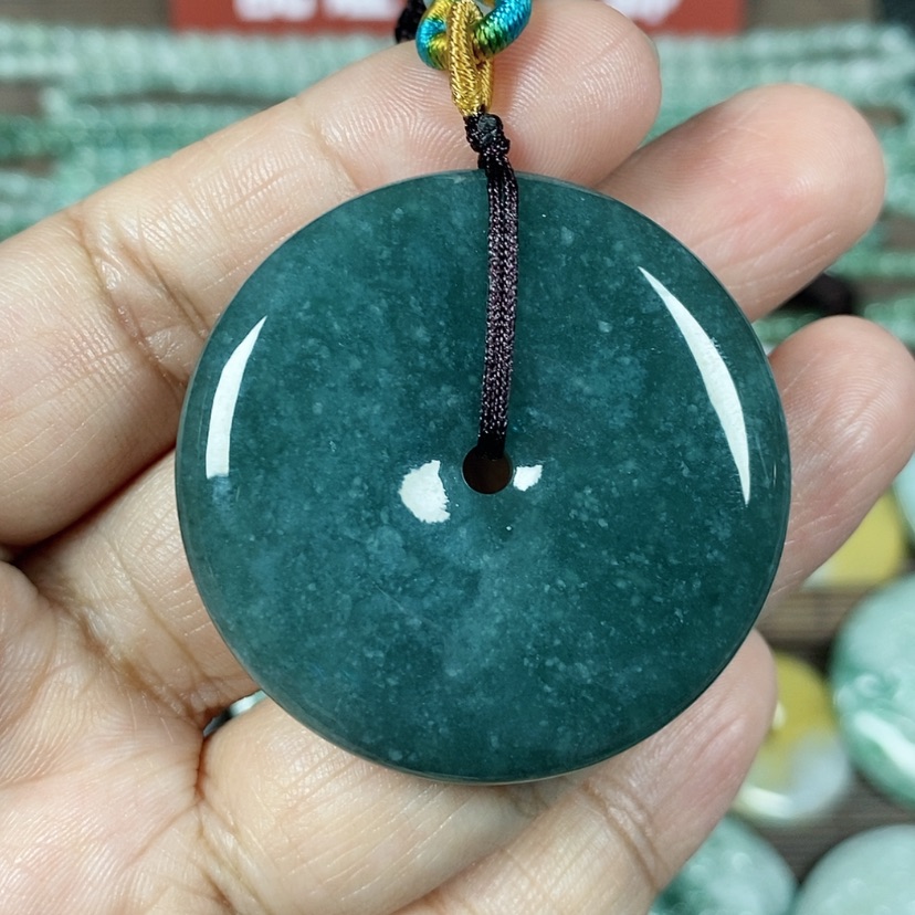 【闪购商品】翡翠颈饰未镶嵌玉吊坠翡翠玉平安扣