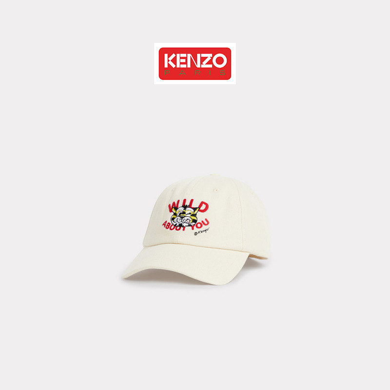 Kenzo Wild Tiger 26春夏新品 男女同款老虎图案休闲帽子
