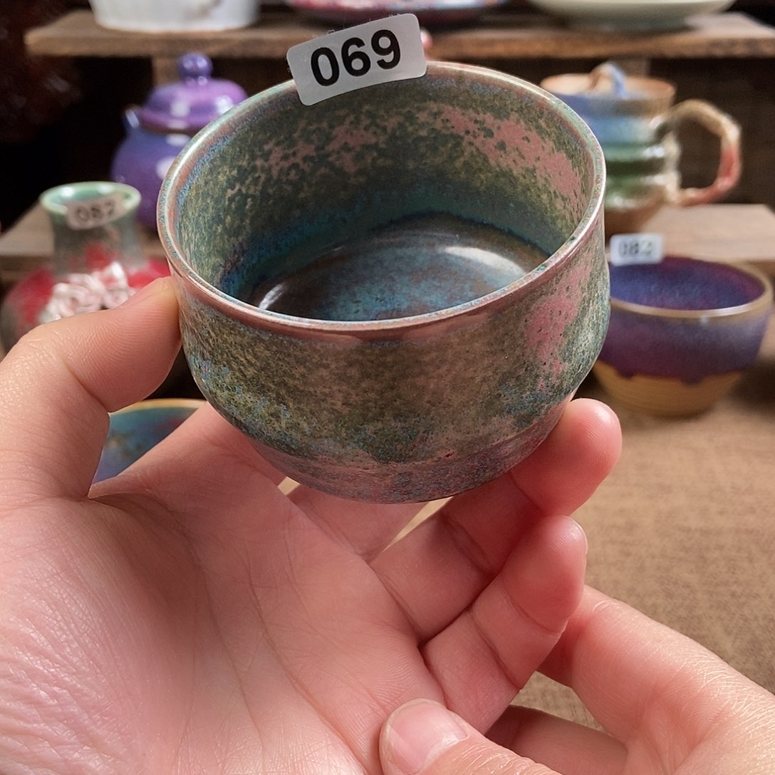 瓷片钧瓷茶壶茶具