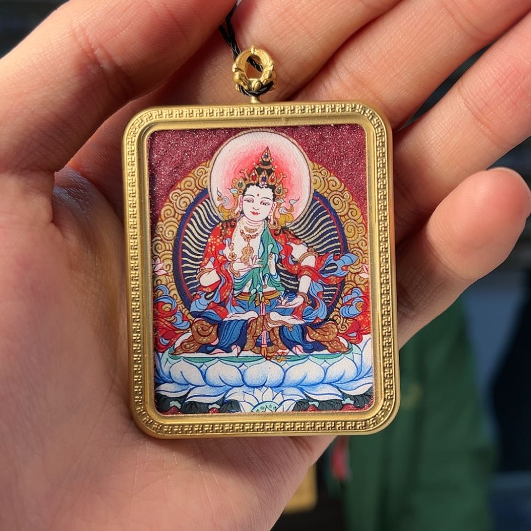 吊坠【果洛】大报身萨埵小卡