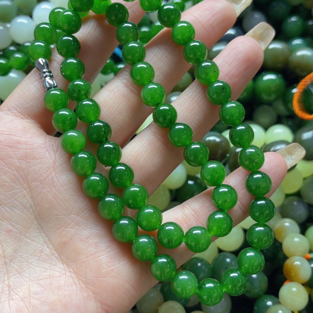 和田玉手串未镶嵌