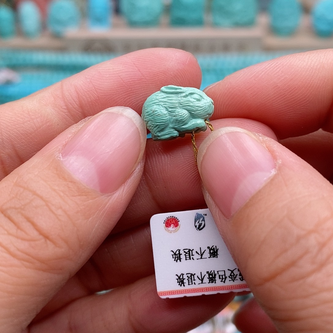 绿松石珠宝奇石未镶嵌
