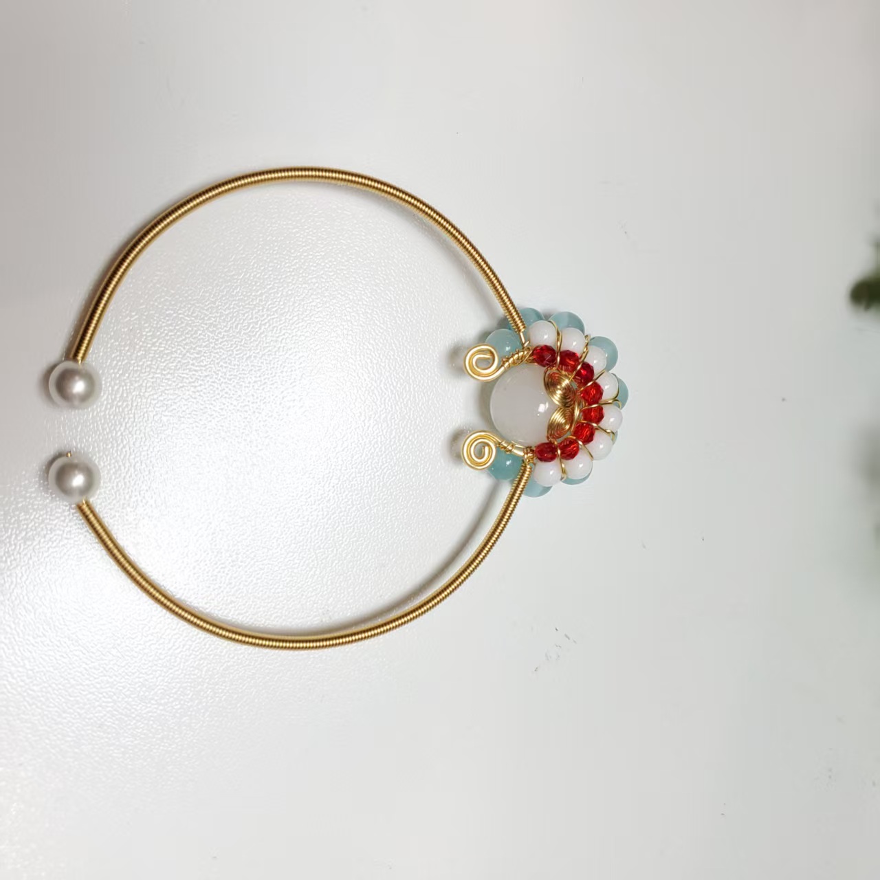 P118【赵小姐】时尚百搭猫眼手镯多样式发其一