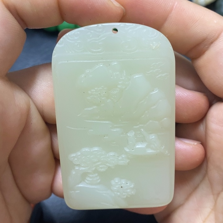 和田玉（糖玉）未镶嵌挂件