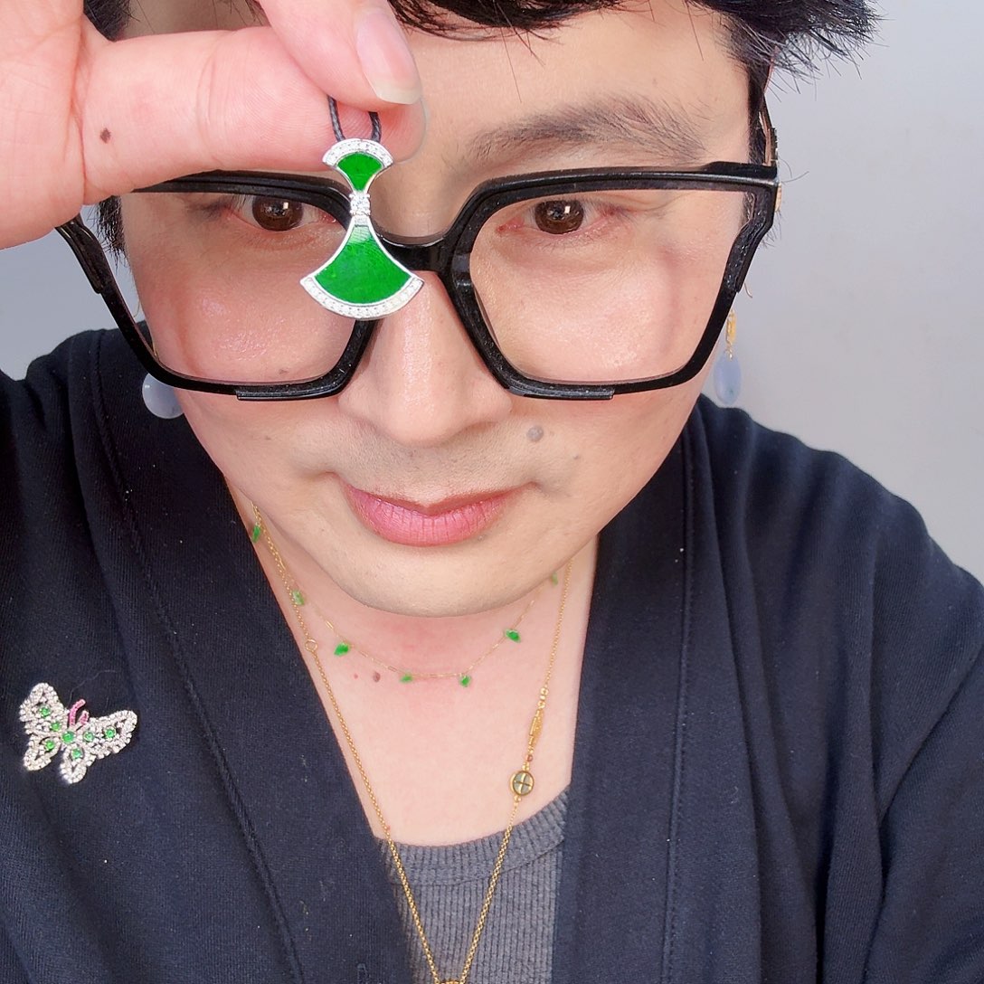 翡翠颈饰未镶嵌一个