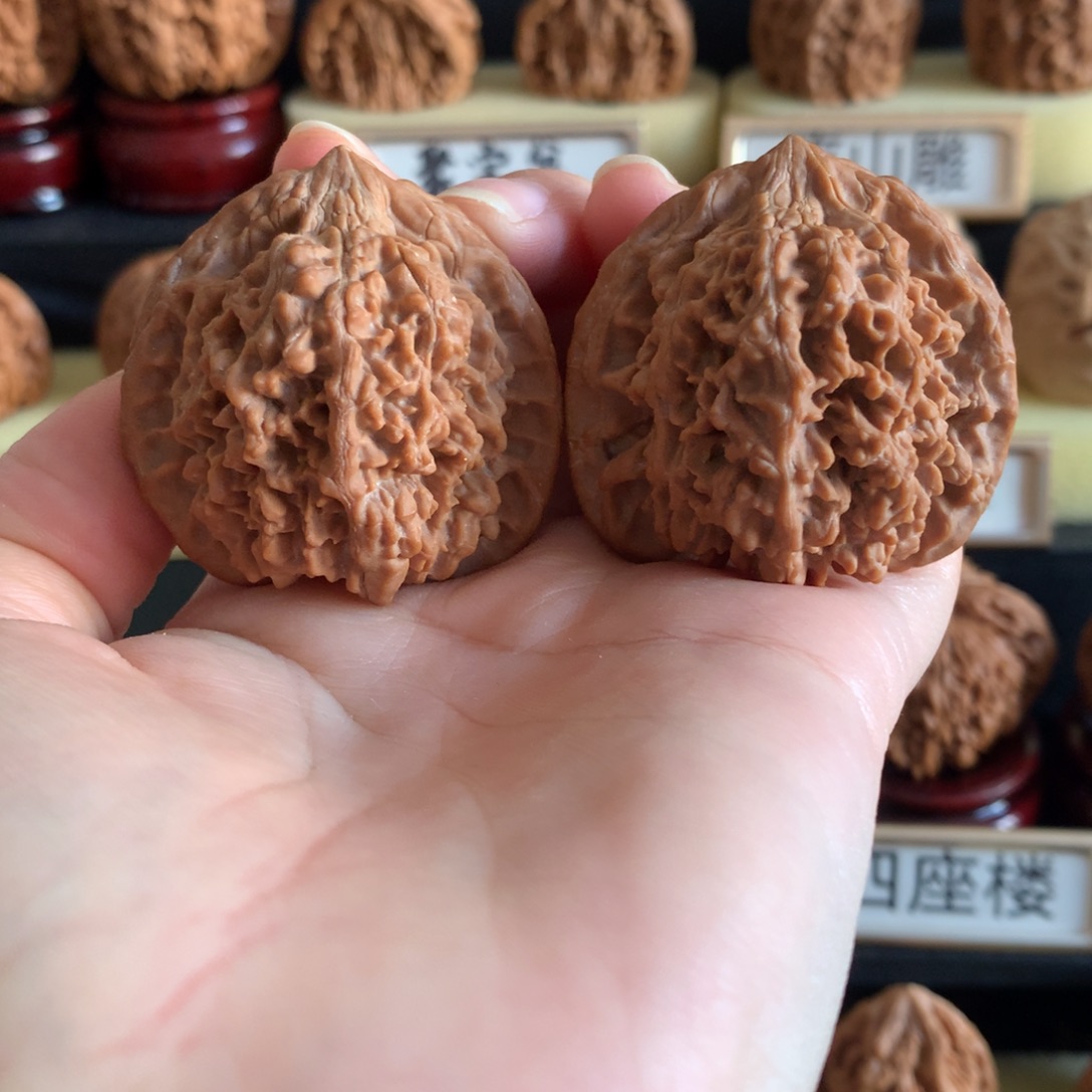 文玩核桃把件文玩核桃满天星白茬43