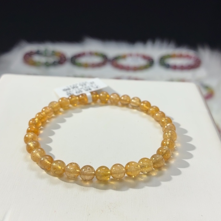 碧玺手链未镶嵌5.5mm±