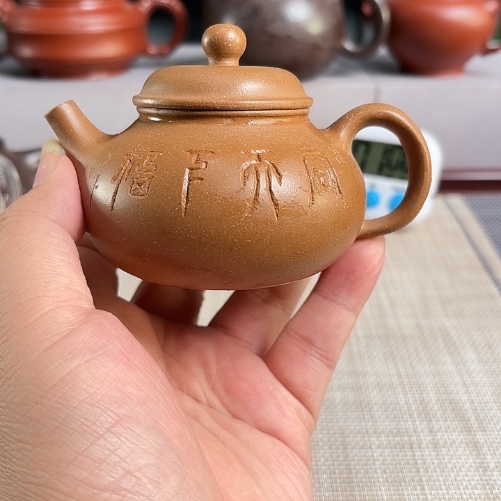 谁***荡紫砂茶壶宜兴原矿泥料手工紫砂壶