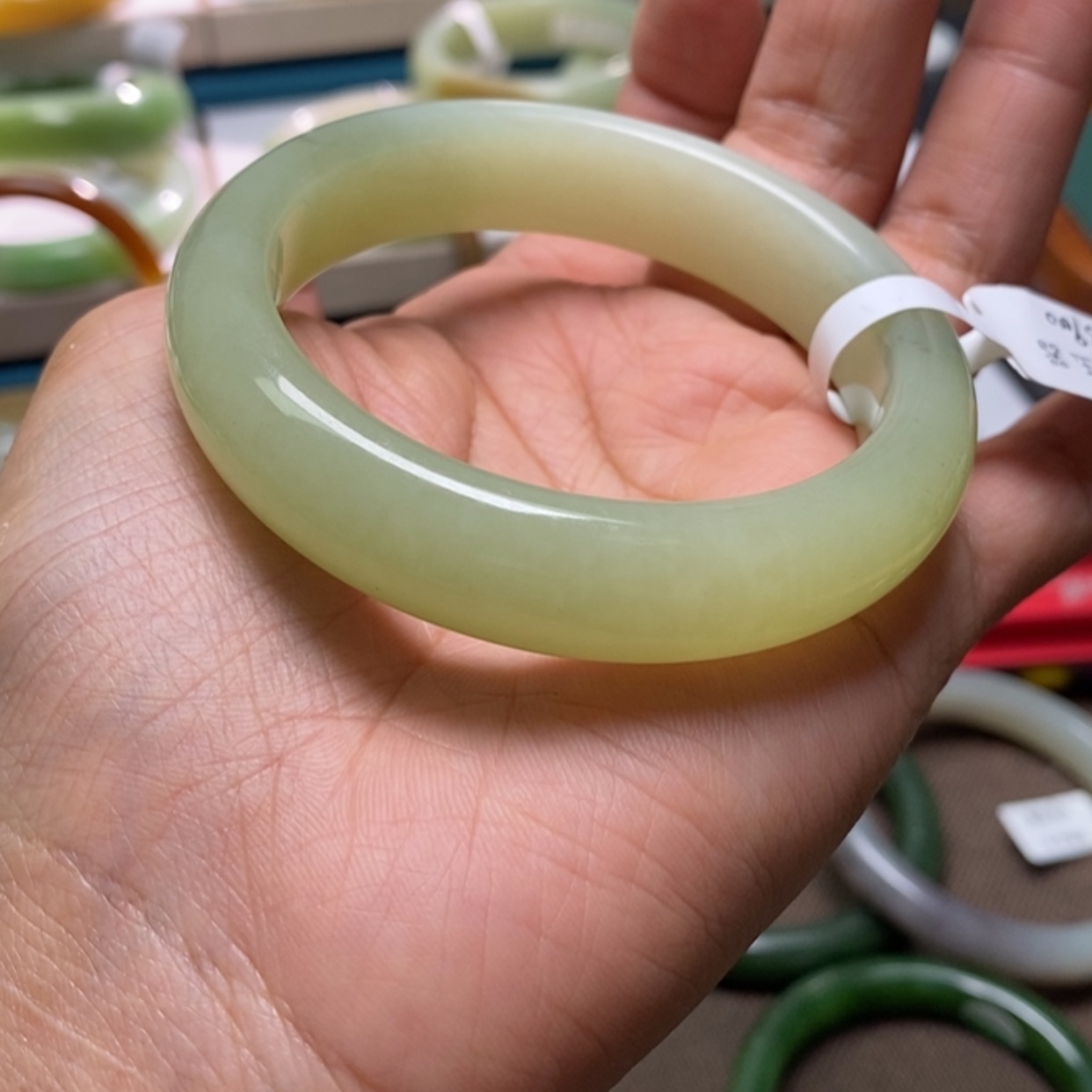 【闪购商品】和田玉（碧玉）手镯未镶嵌